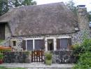 for sale, thatched cottage in Ardche(near the springs of River Loire), looking out over the lake of Issarls beauty spo